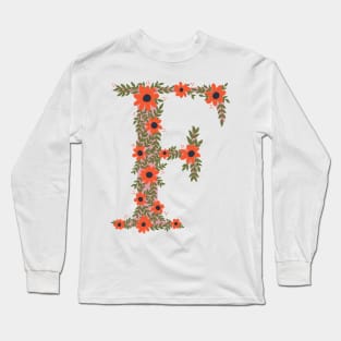 Alphabet F Long Sleeve T-Shirt